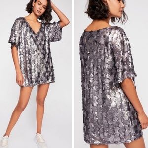 NWT Free People Sequin Dress XS